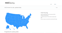 Desktop Screenshot of hudhousing.org